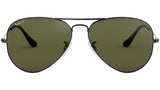 Aviator Classic RB3025 004/58 Gunmetal Green