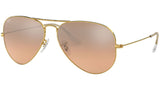 Aviator Gradient RB3025 001/3E Gold Silver Pink