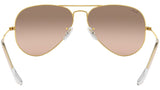 Aviator Gradient RB3025 001/3E Gold Silver Pink