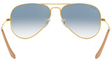 Aviator Gradient RB3025 001/3F Gold Blue