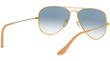 Aviator Gradient RB3025 001/3F Gold Blue