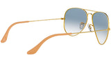 Aviator Gradient RB3025 001/3F Gold Blue