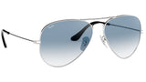 Aviator Gradient RB3025 003/3F Silver Blue