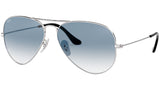 Aviator Gradient RB3025 003/3F Silver Blue