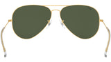 Aviator Large Metal II RB3026 L2846 Gold Green