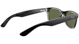 New Wayfarer Color Mix RB2132 black on transparent