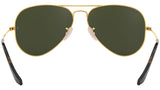 Aviator Havana Collection RB3025 181 Gold Green