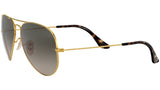 Aviator Havana Collection RB3025 181/71 Gold Grey