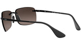 Chromance Rimless RB4255 shiny black