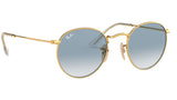 Round Flat Lenses RB3447N gold azure