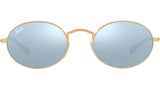 Oval Flat Lenses RB3547N 001/30 Gold Blue